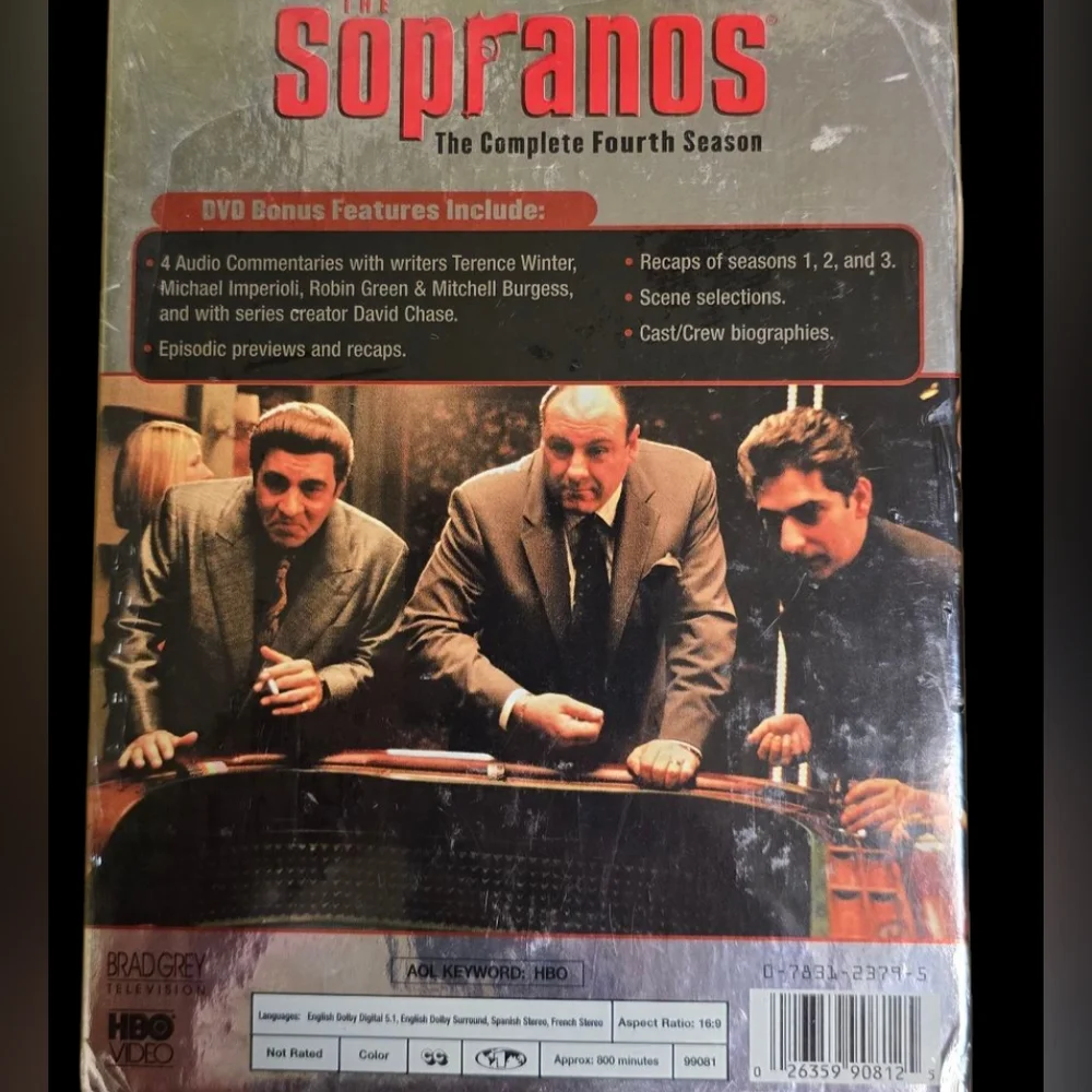 3 DVD BUNDLE- The Sopranos 4th season, NWT, The Little mermakd